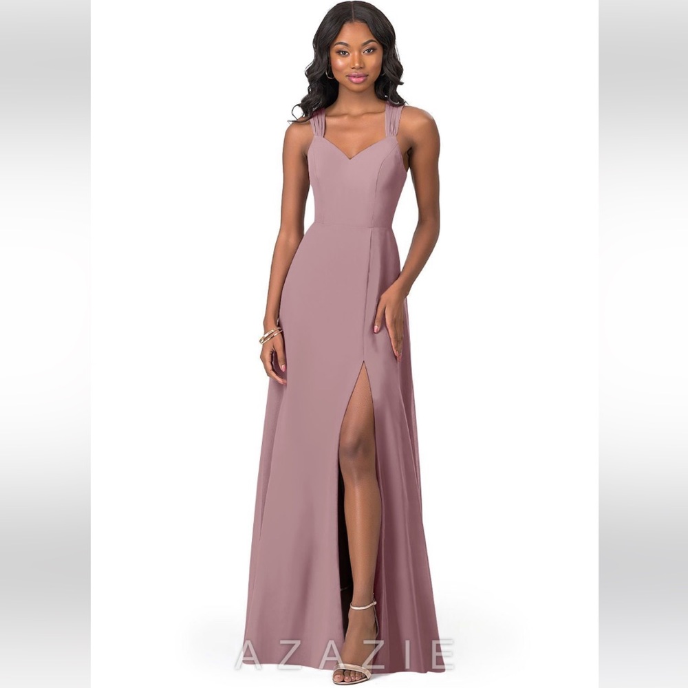 Azazie Jane Dusty Rose Bridesmaid Dress